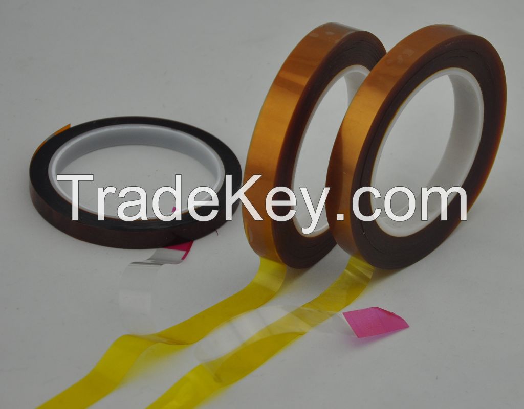 High-temp resistant silicone adhesive double sided polyimide tape without residual