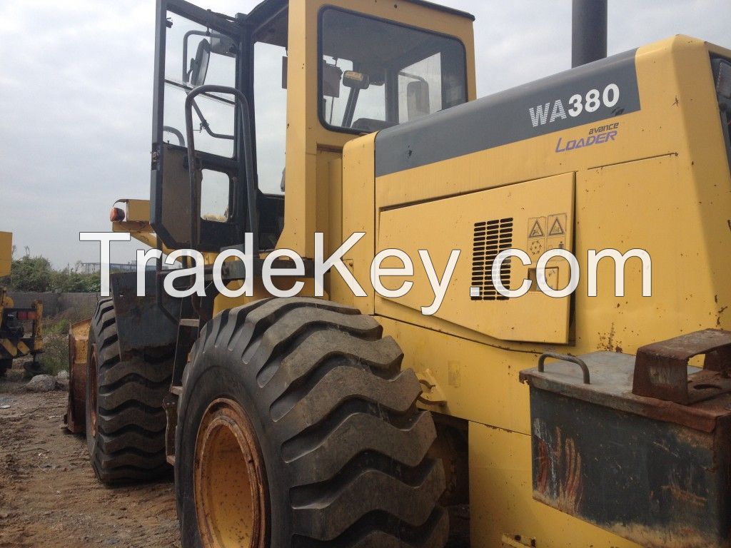  KOMATSU WA380 wheel loader ,used japan loader wa470 wa100-3,loader wa400 wa450