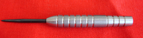 tungsten dart barrel-knurlled and stee-tip