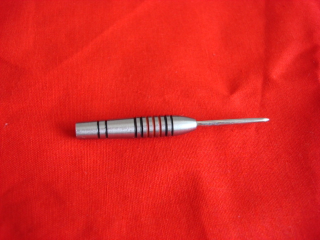 tungsten dart barrel-knurlled and stee-tip