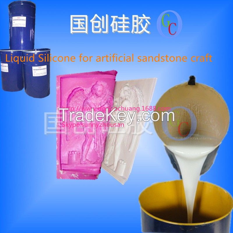 Liquid silicone rubber for sandstone