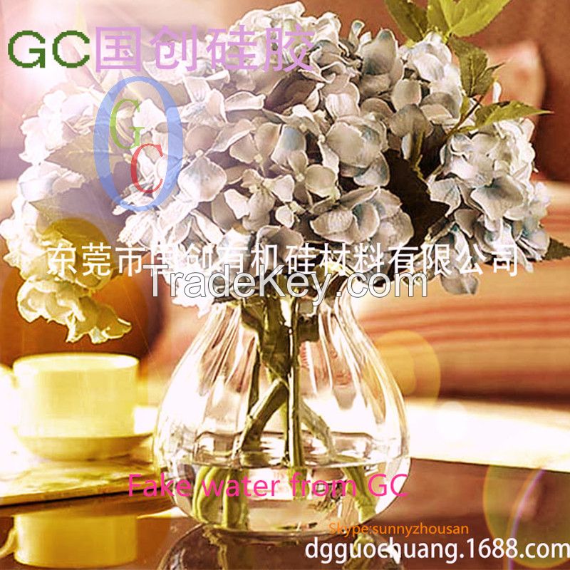 High clear false water for flower /crystal and scene 