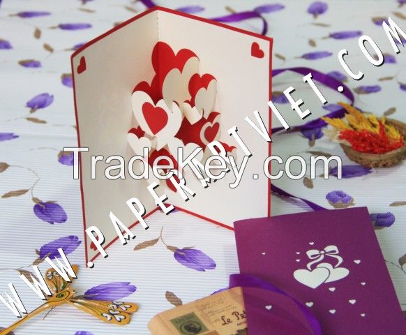 Love 3D Pop Up Greeting Card