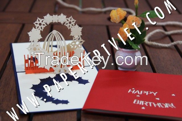 Birthday 3D Pop Up Greeting Card