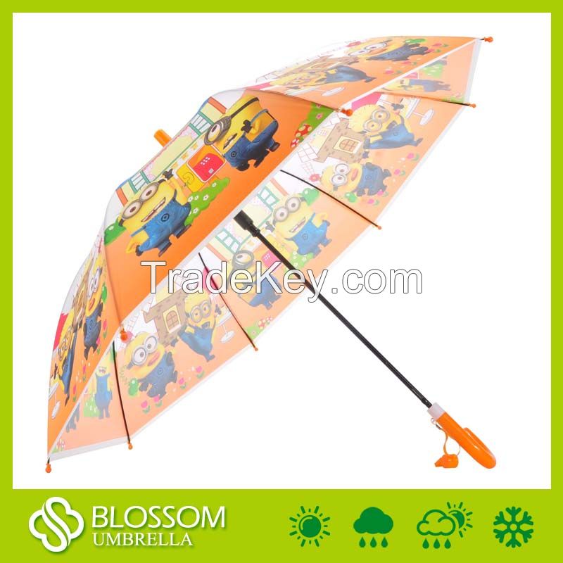 Minions Cartoon Charactor POE Children Umbrella