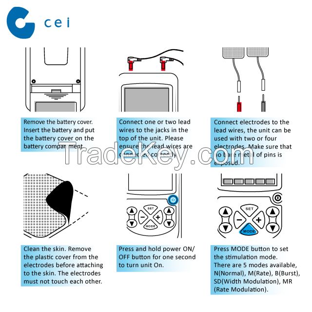 Rehabilitation Equipment TENS EMS Muscle Stimulator Electro Acupuncture Stimulator Electric Massager