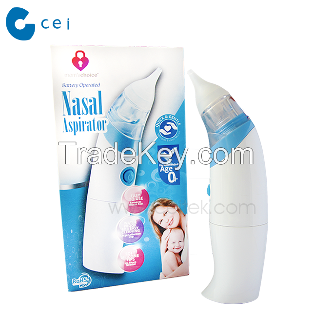 2019 New Trend Waterproof Baby Child Vacuum Nasal Aspirator Snivel Nose Cleaner Soft