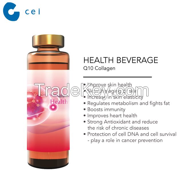 NEW Liquid Collagen Drink Coenzima Q10 Private Label Collagen Drink Vitamin C Skin Care Product Acerola Cherry