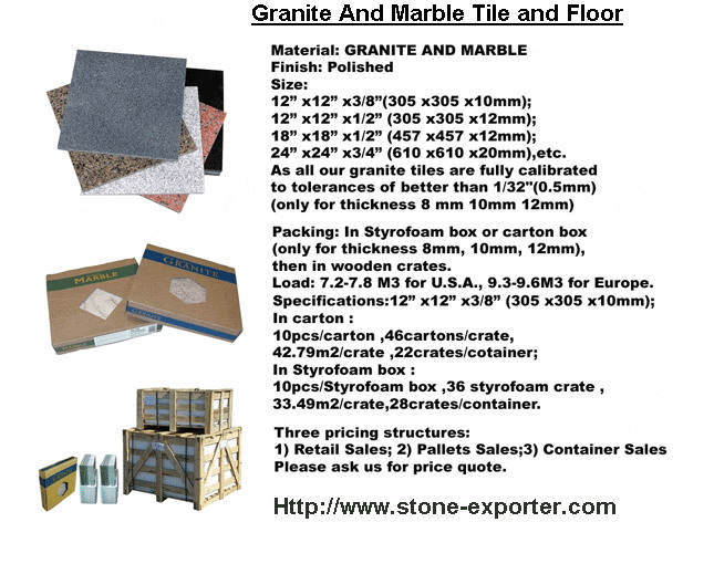 Granite Tiles/Stone Paving/cut to Size