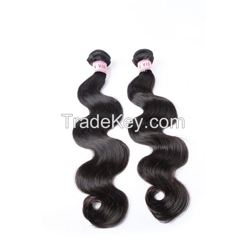 Wholesale grade 7a pure indian remy virgin human hair extensions