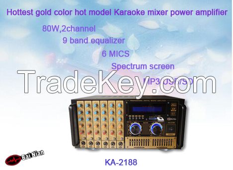 hot model karaoke mixer power amplifier