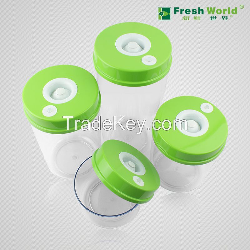 Fresh storage ABS material household foodsaver vacuum container