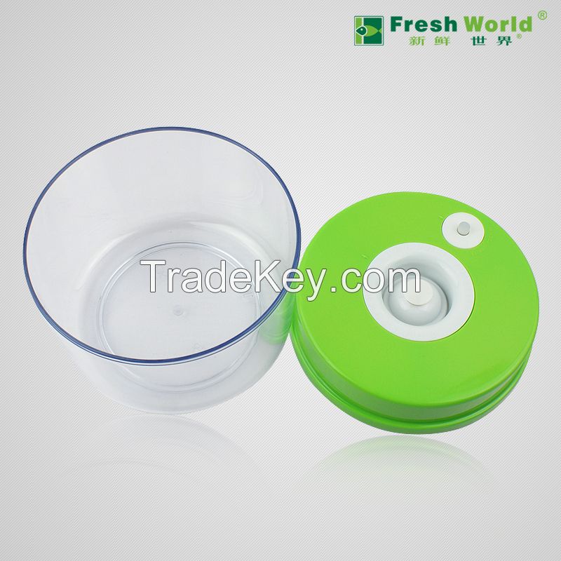 Fresh storage ABS material household foodsaver vacuum container