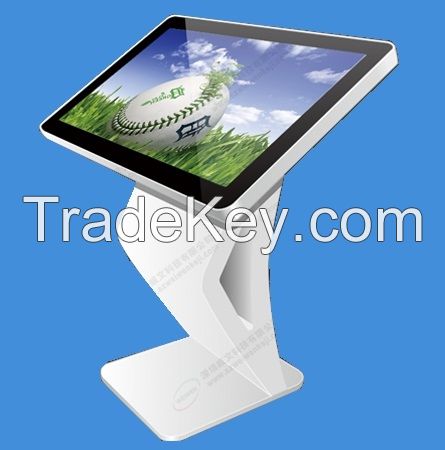 55 inch floor standing touchscreen kiosk display with WIFI,3G 