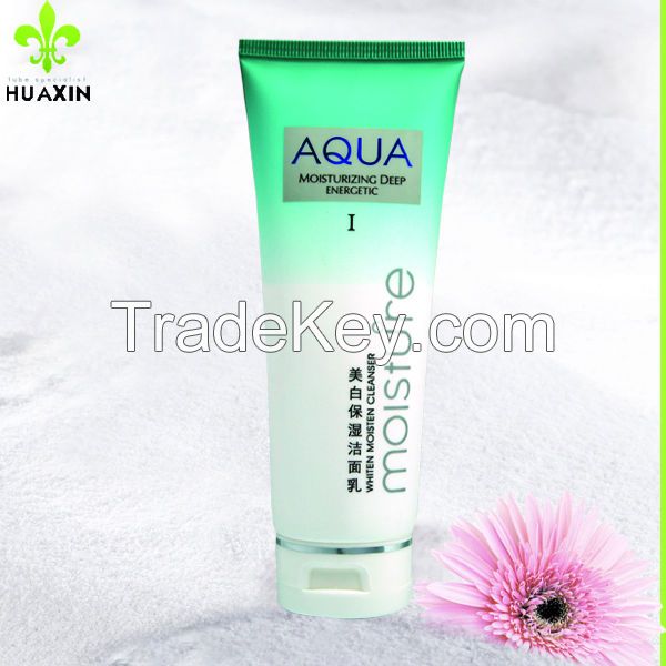 cosmetic bottle pacakging with flip top cap body lotion tube
