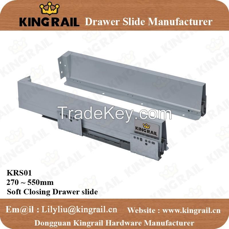 500MM Soft-Closing System for Cabinet Drawer