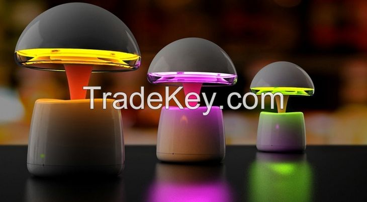 Stereo Bluetooth Speaker Touch Sensor Controlled Lamp LED Table Lamp MP3 Player Phone/Remote Control