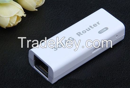 Wifi Router Portable USB Mini 3G/4G Router Wireless-N USB WiFi Hotspot AP 150Mbps Support ADSL/DHCP WAN/LAN With Tracking no