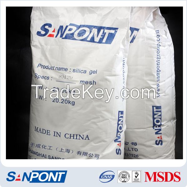 SANPONT industrial grade type B silica gel shandong manufacturer