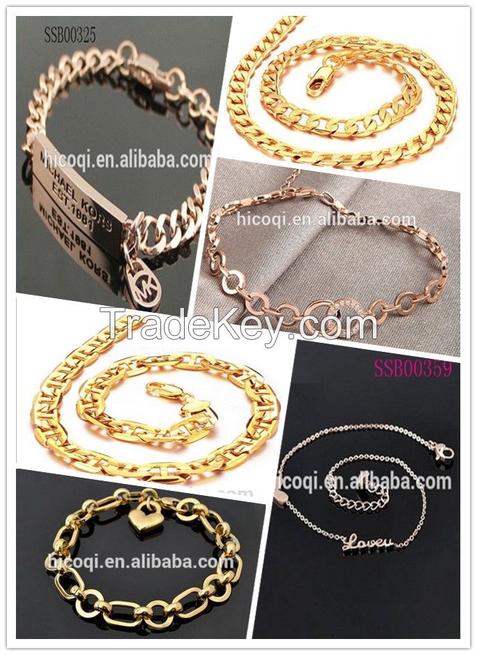 stainless steel gold chain