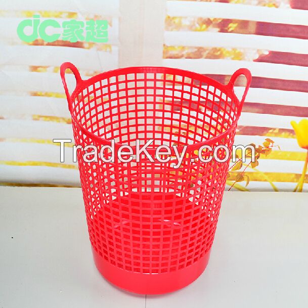 Hold for Dirty Clothes or Clean Clothes Big Volumn Household Necessary Round Plastic PP Laundry Basket