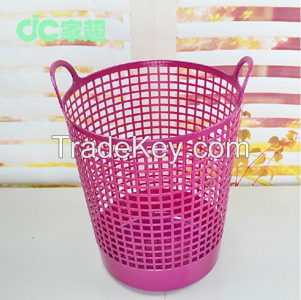 Hold for Dirty Clothes or Clean Clothes Big Volumn Household Necessary Round Plastic PP Laundry Basket