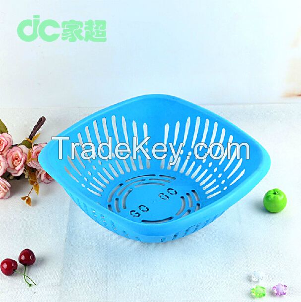 Unique Design Food Grade Plastic Basket Fruit Basket, Vegetable Washing Basket