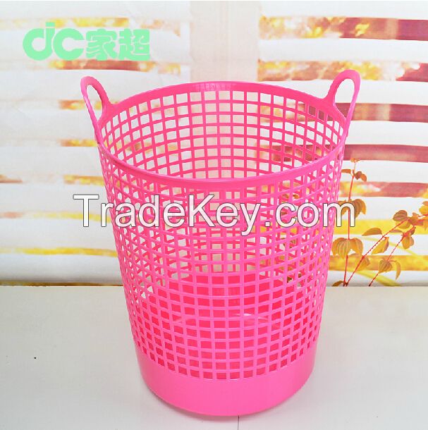 Hold for Dirty Clothes or Clean Clothes Big Volumn Household Necessary Round Plastic PP Laundry Basket