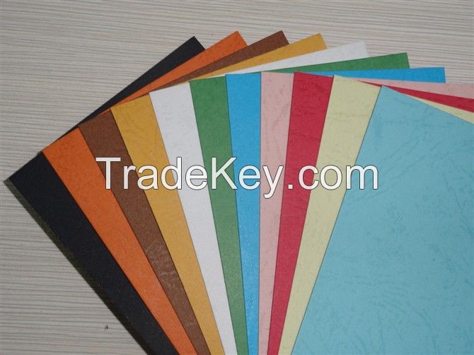 top quality 230gsm/150gsm leather grain cover paper