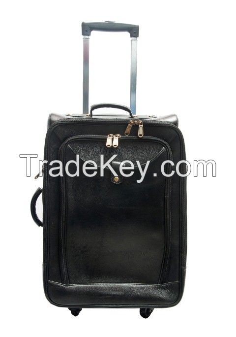 Black Leather Suitcase