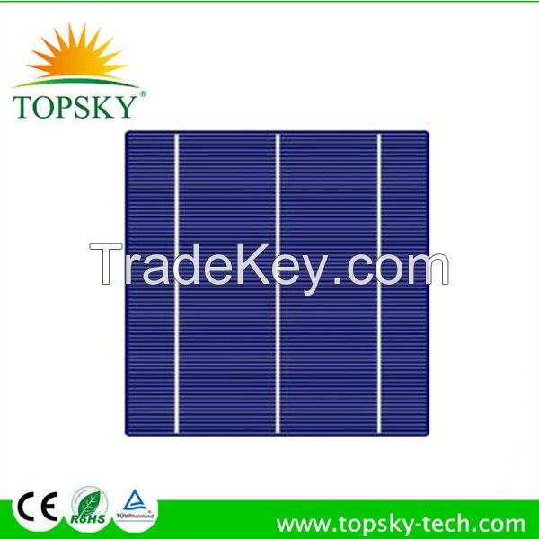 High efficiency poly solar cells 6*6 3.4W-4.3W for solar panel for home system