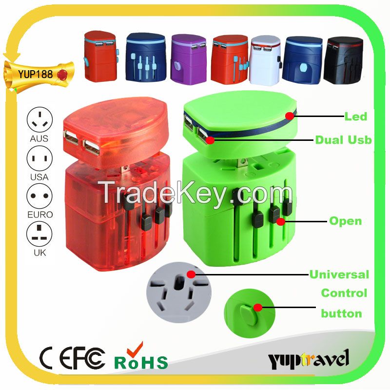 Promotional gift travel adapter