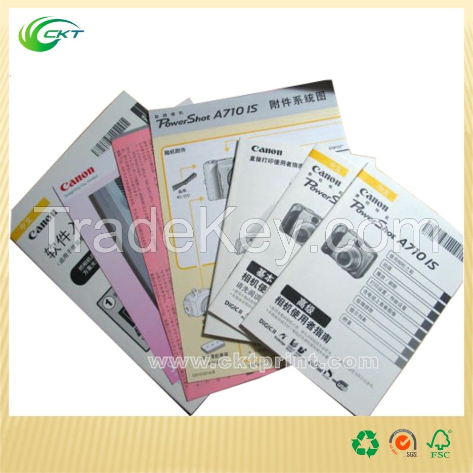 Cheap Leaflet Printing with Staple Bound (CKT- BK-398)