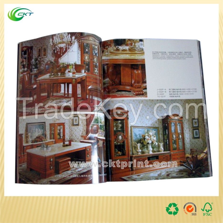 Printed Furniture Magazine Printing in China (CKT- BK-387)