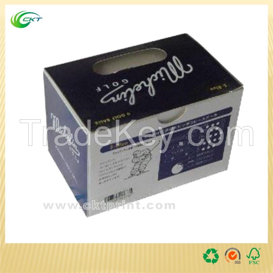 Drink Package Box with Handle (CKT-CB-258)