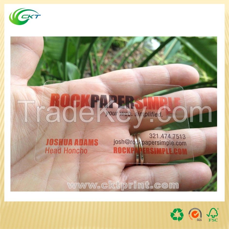 Clear Card Printing (CKT- PC-009)