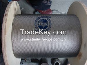 stainless steel wire rope, PVC or Nylon coated wire rope