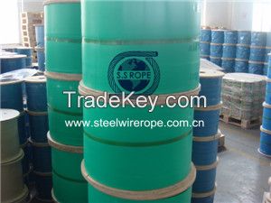 stainless steel wire rope, PVC or Nylon coated wire rope
