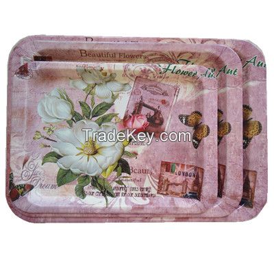 plastic trays/plastic plates