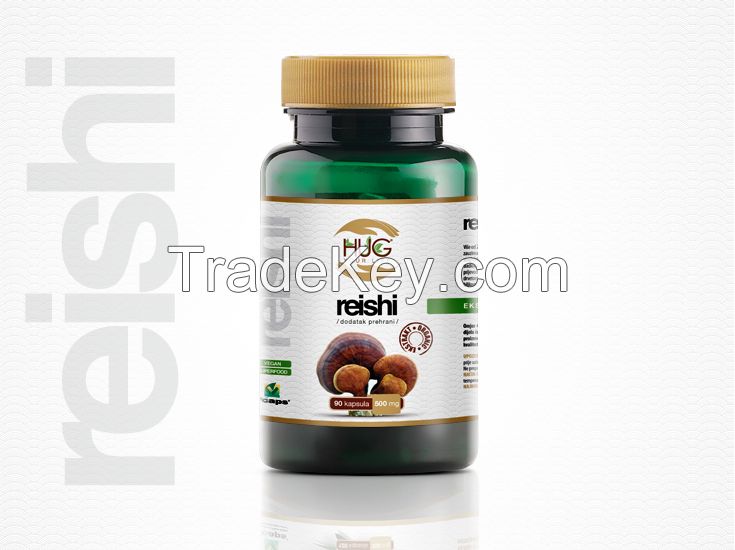 Reishi capsules 90 x 500 mg