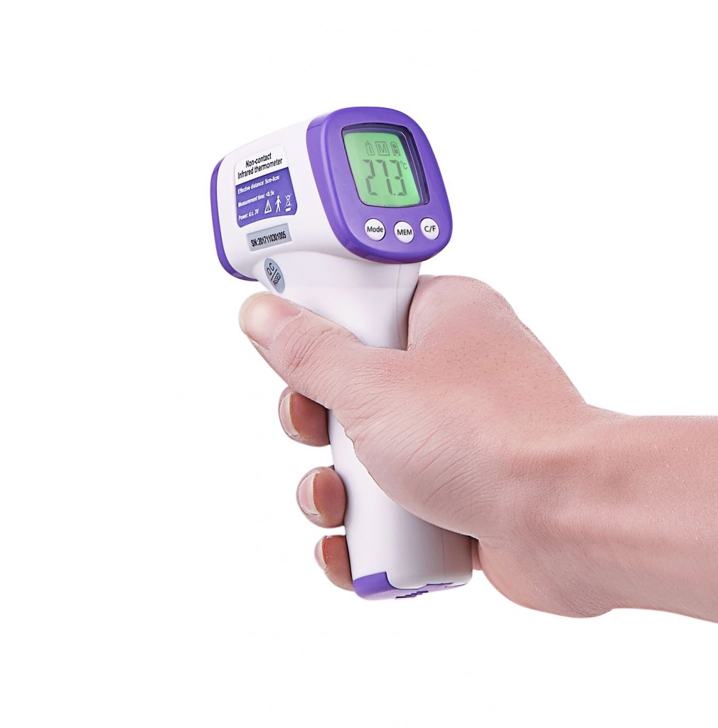 Mini size Non contact infrared thermometer(Tricolor backlight)