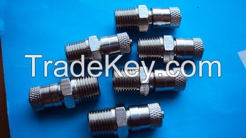 air tank fittings , pipe fittings , tank filling valve with size 1/8&quot; BSPT and 1/8&quot; NPT