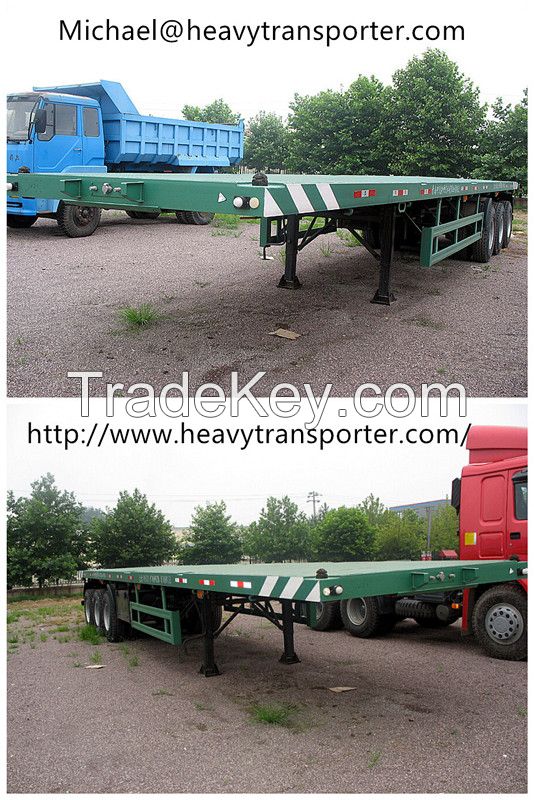 Container Trailer-Flatbed Trailer-Semi Trailer-Lowbed-China Heavy Transporter