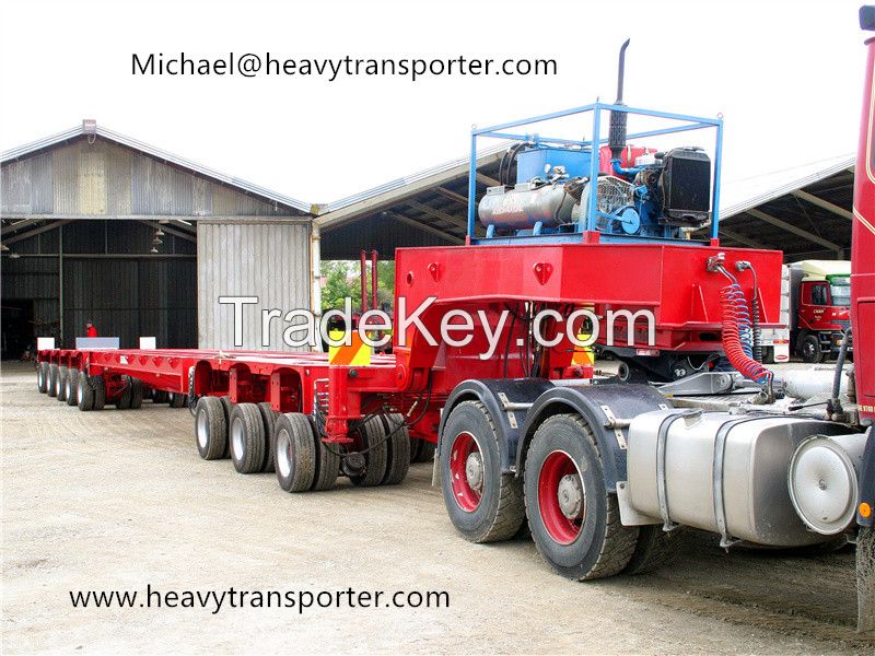 Nicolas MDED Multi Axle-Hydraulic Modular Trailer-Goldhofer-China Heavy Transporter