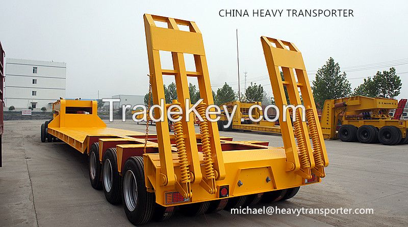 Semi Trailer-Lowbed-Lowboy-Trailer-China Heavy Transporter