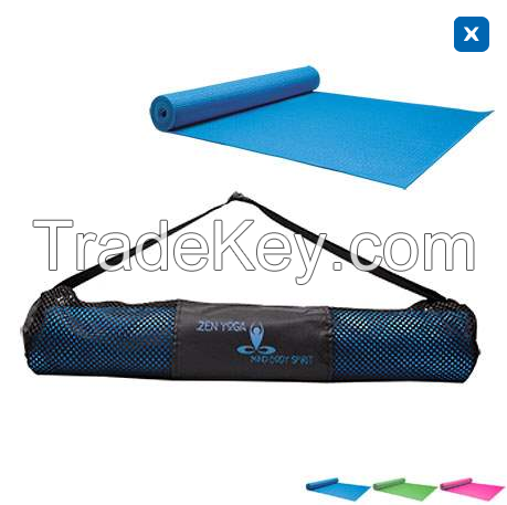 Yoga Fitness Mat With Carrying Case