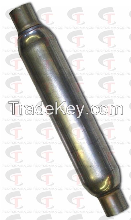 Glass Pack Muffler With Nipples