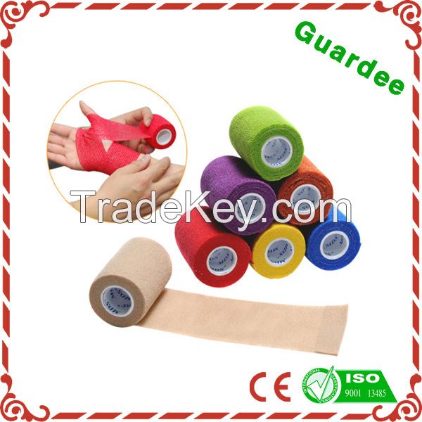 High Quality Customer Colors Non-woven Elastic Cohesive Bandage