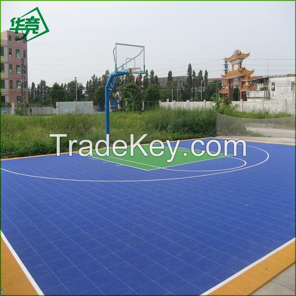 Portable Synthetic Outdoor Sports Court Flooring
