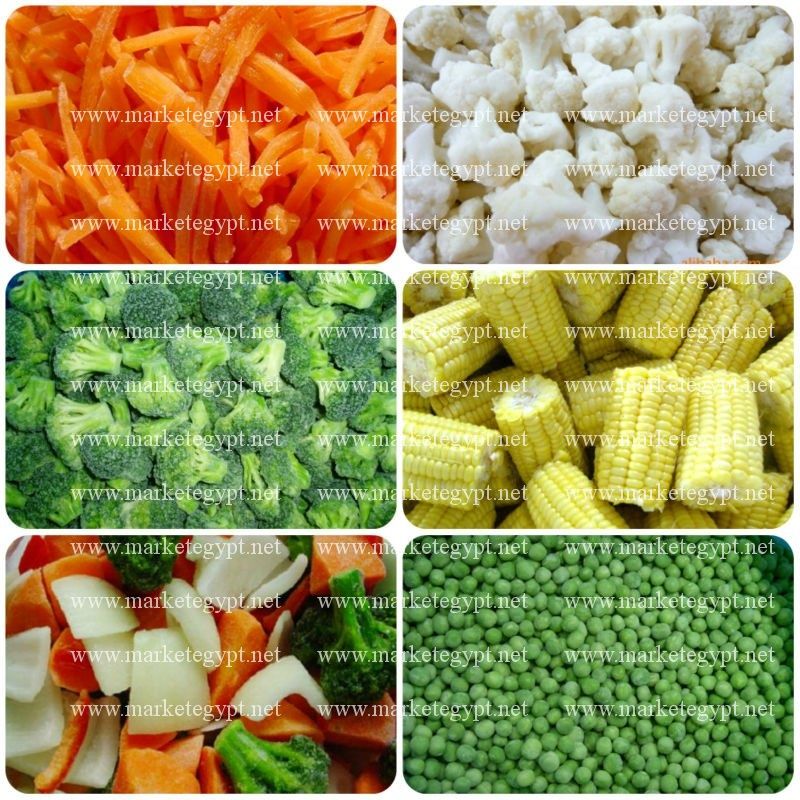 Frozen vegetables from Market Egypt